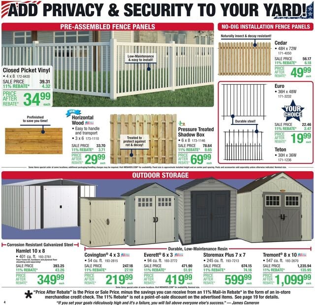 Catalogue Menards from 05/14/2025