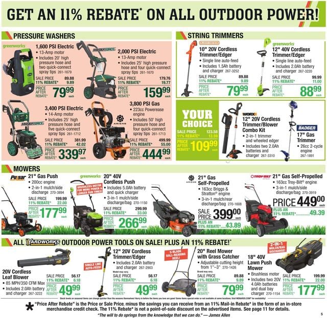 Catalogue Menards from 05/21/2025