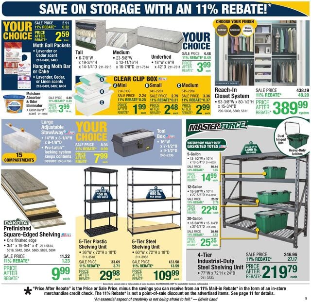 Catalogue Menards from 06/11/2025