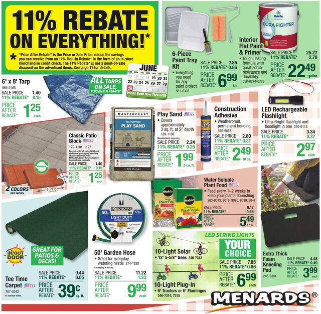 Catalogue Menards from 06/18/2025