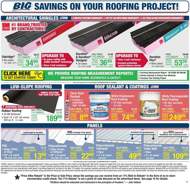 Catalogue Menards from 06/25/2025