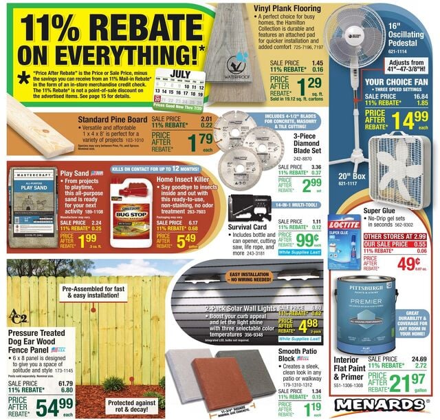 Catalogue Menards from 07/09/2025