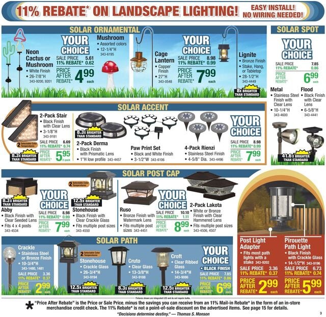 Catalogue Menards from 07/09/2025