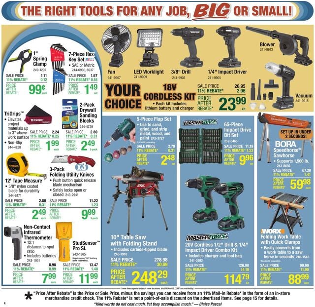 Catalogue Menards from 07/09/2025
