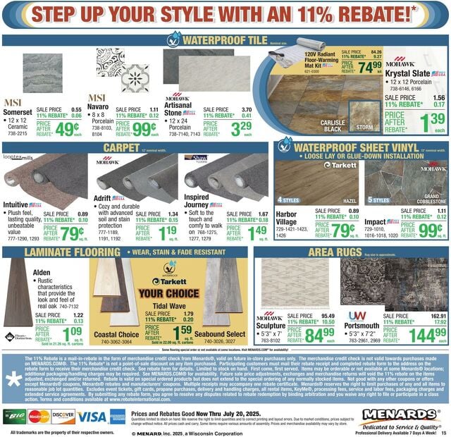 Catalogue Menards from 07/09/2025
