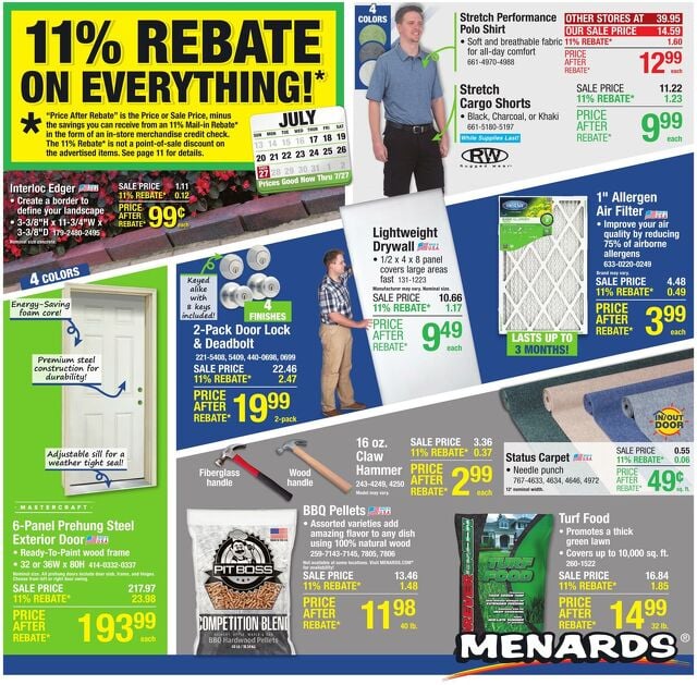 Catalogue Menards from 07/16/2025