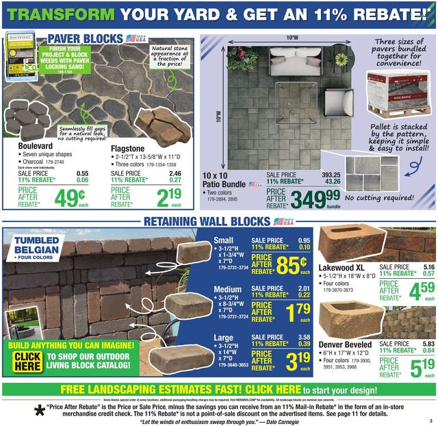 Catalogue Menards from 07/16/2025