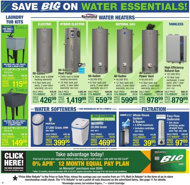 Catalogue Menards from 07/16/2025
