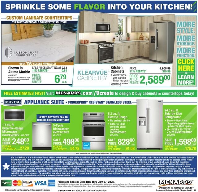 Catalogue Menards from 07/16/2025