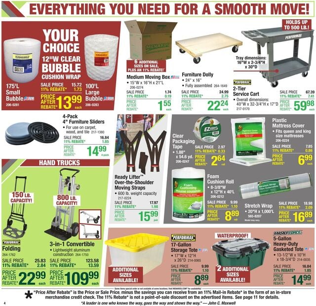 Catalogue Menards from 07/23/2025