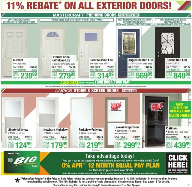 Catalogue Menards from 07/23/2025