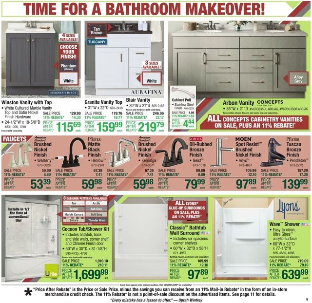 Catalogue Menards from 07/23/2025