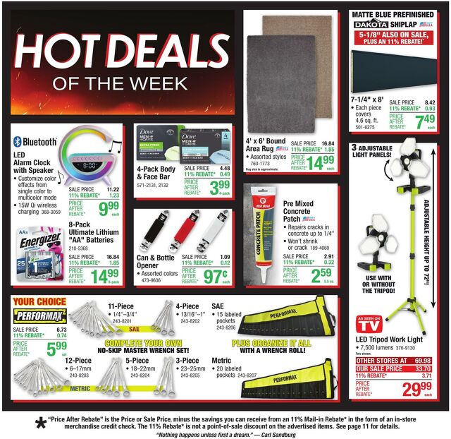 Catalogue Menards from 07/30/2025