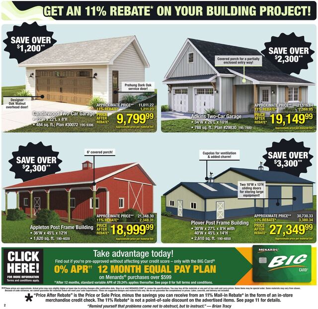 Catalogue Menards from 07/30/2025
