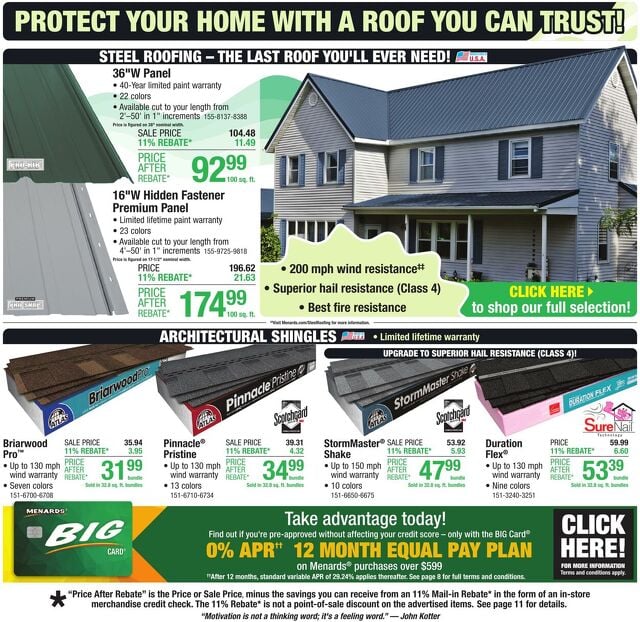Catalogue Menards from 07/30/2025