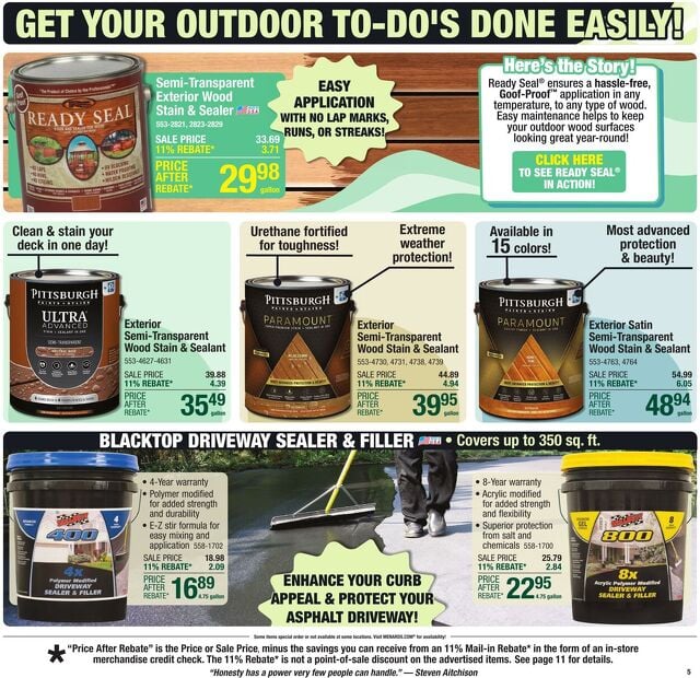 Catalogue Menards from 07/30/2025