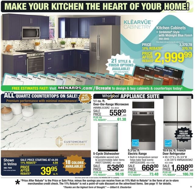 Catalogue Menards from 07/30/2025