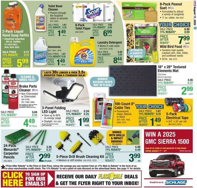 Catalogue Menards from 08/06/2025