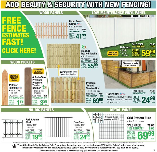 Catalogue Menards from 08/06/2025