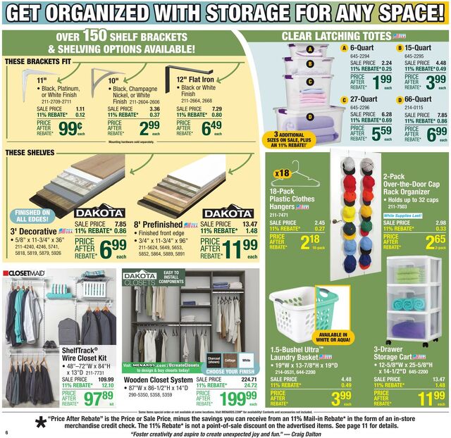 Catalogue Menards from 08/06/2025