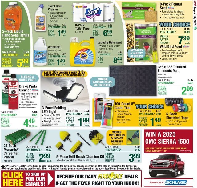 Catalogue Menards from 08/06/2025