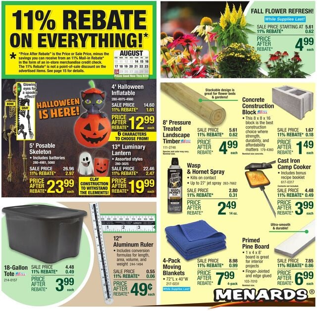 Catalogue Menards from 08/13/2025