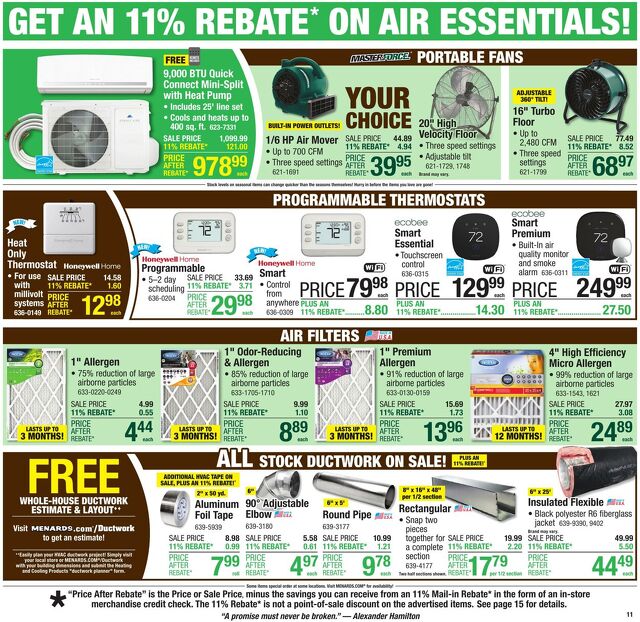 Catalogue Menards from 08/13/2025