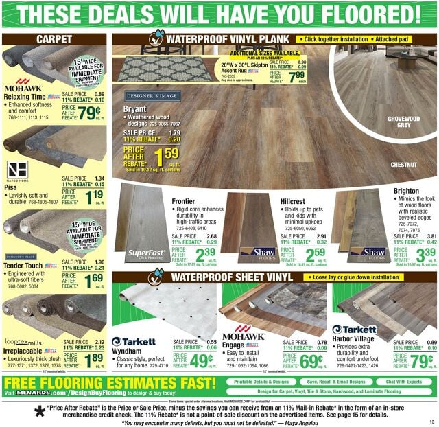 Catalogue Menards from 08/13/2025