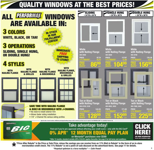 Catalogue Menards from 08/20/2025