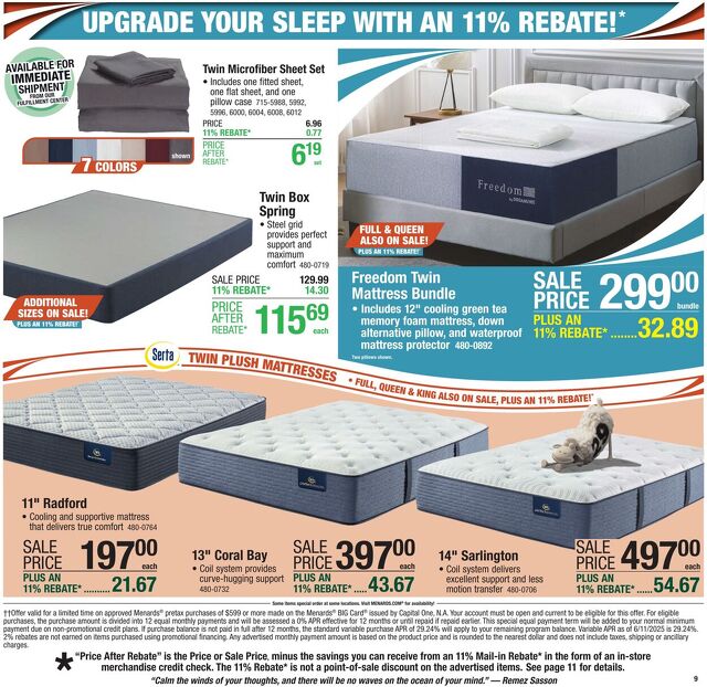 Catalogue Menards from 08/20/2025