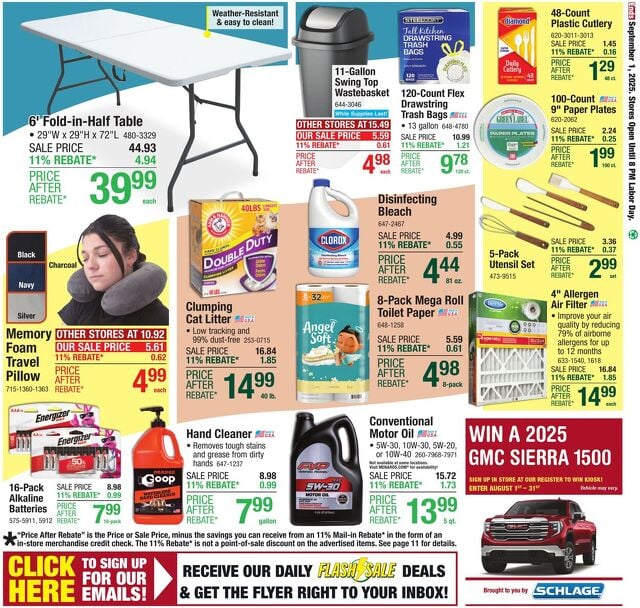 Catalogue Menards from 08/20/2025