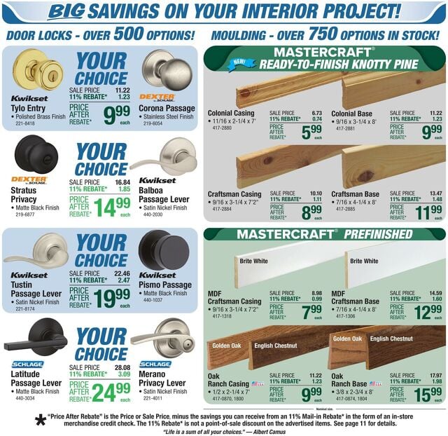 Catalogue Menards from 08/27/2025