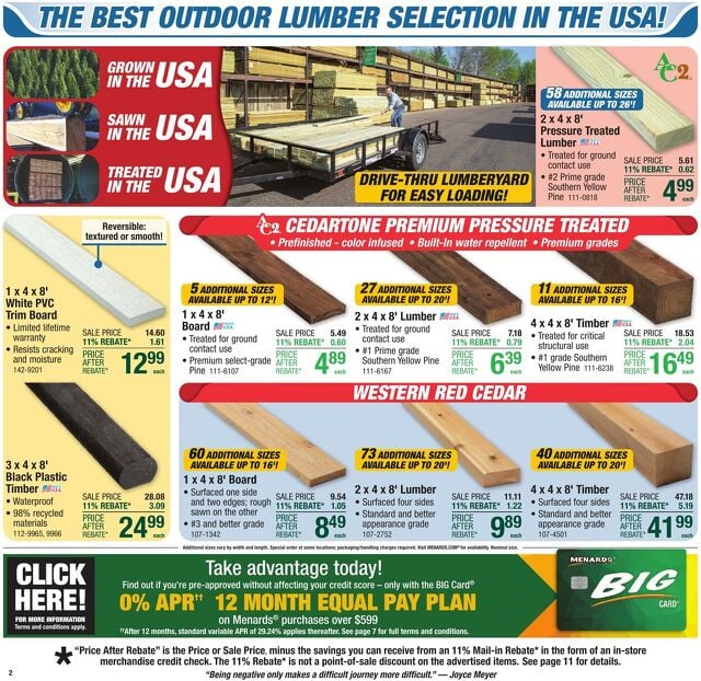 Catalogue Menards from 08/27/2025