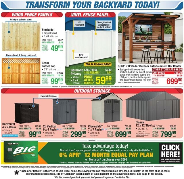 Catalogue Menards from 08/27/2025