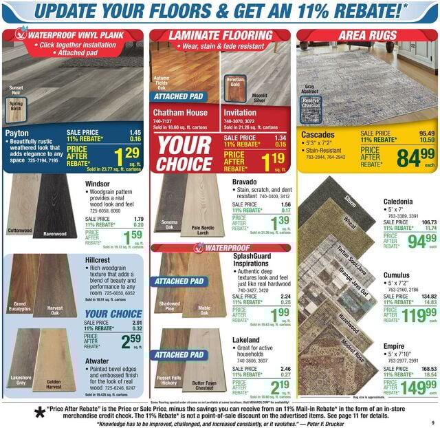 Catalogue Menards from 08/27/2025