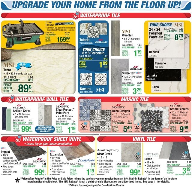 Catalogue Menards from 08/27/2025