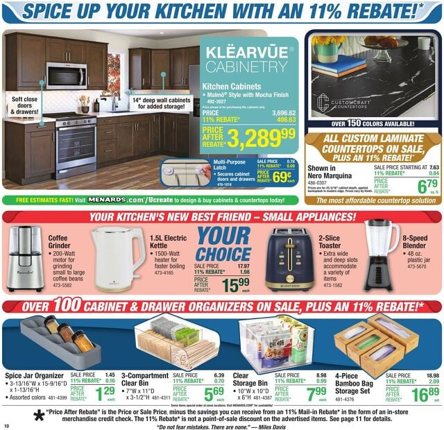 Catalogue Menards from 08/27/2025