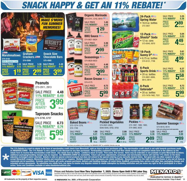 Catalogue Menards from 08/27/2025