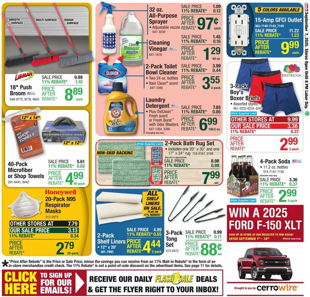 Catalogue Menards from 08/27/2025
