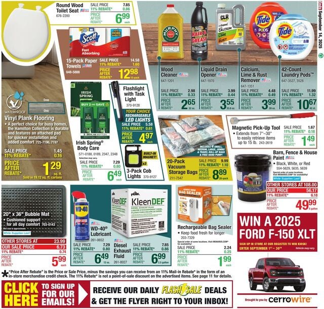 Catalogue Menards from 09/03/2025