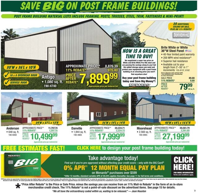 Catalogue Menards from 09/10/2025