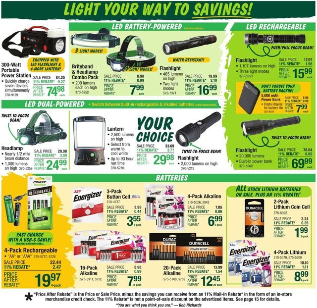 Catalogue Menards from 09/10/2025