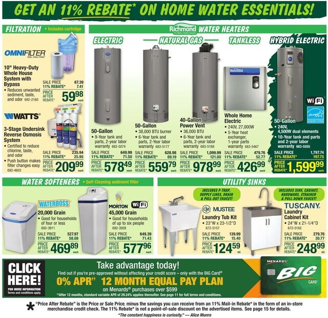 Catalogue Menards from 09/10/2025