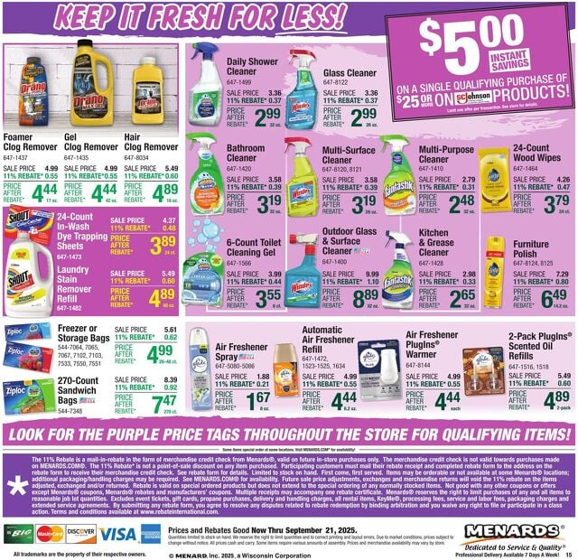 Catalogue Menards from 09/10/2025