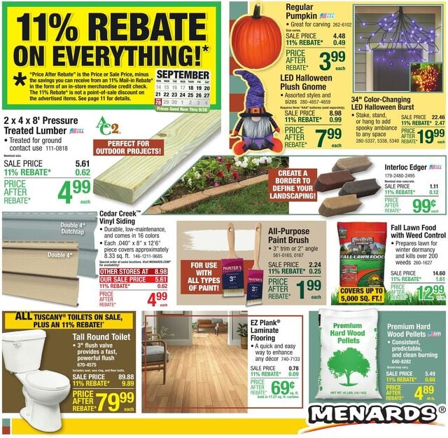 Catalogue Menards from 09/17/2025