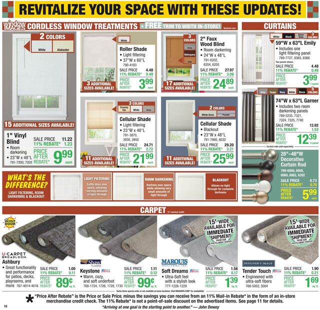 Catalogue Menards from 09/17/2025