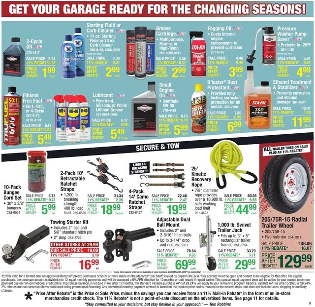 Catalogue Menards from 10/01/2025
