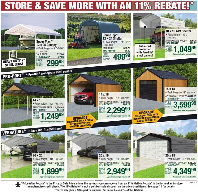 Catalogue Menards from 10/01/2025