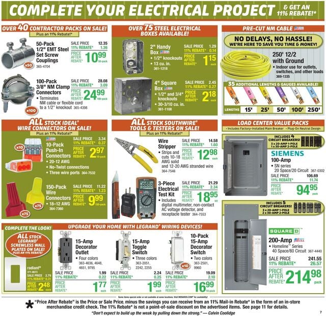 Catalogue Menards from 10/08/2025
