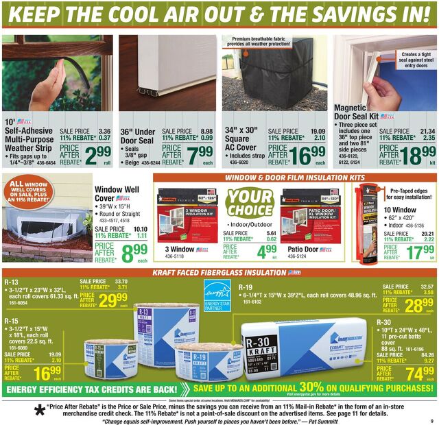 Catalogue Menards from 10/08/2025